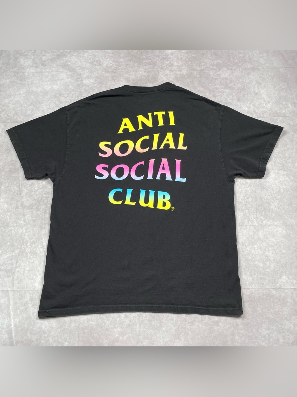 Anti Social Social Club T-Shirt Adult XL Black ASSC Streetwear Short Sleeve